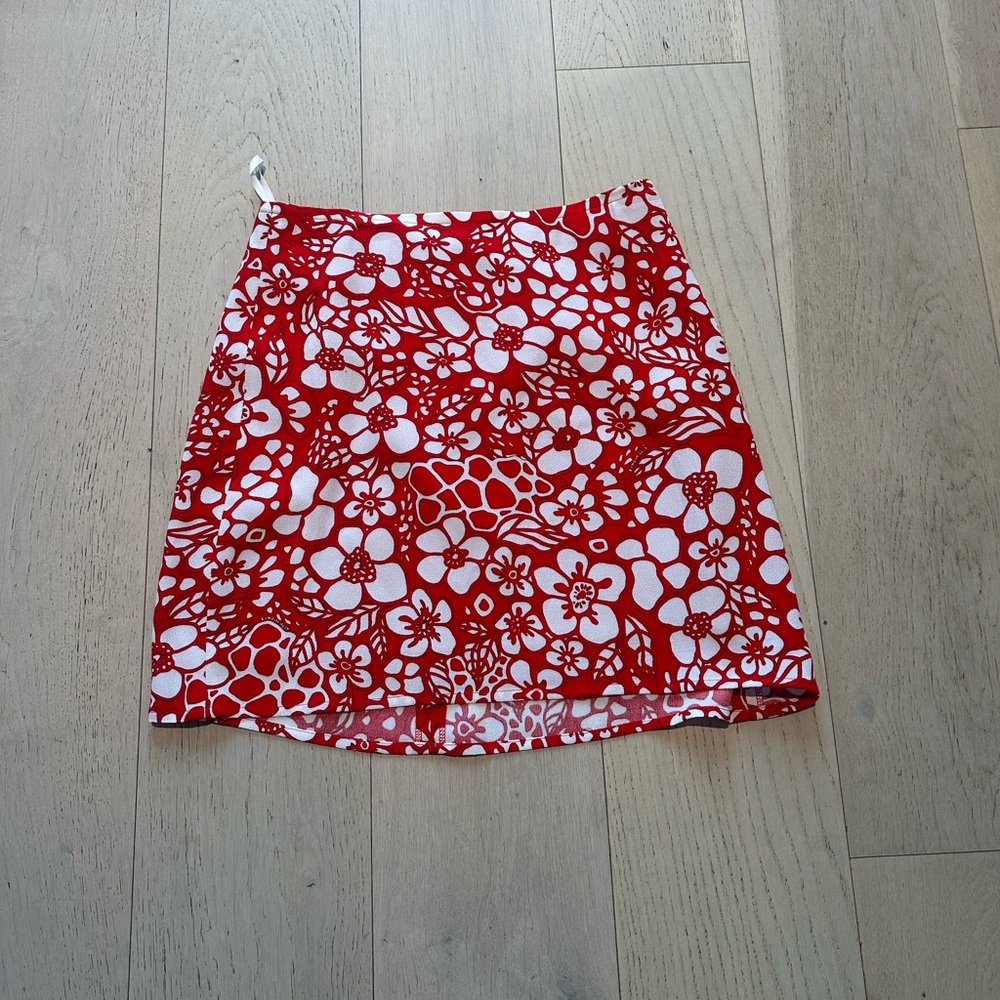 Aritzia Sunday Best Floral Mini Skirt
